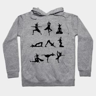 Yoga Halloween Witch Hoodie